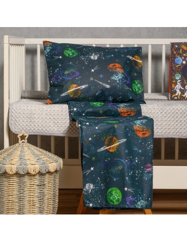 ΣΕΤ ΣΕΝΤΟΝΙΑ ΚΟΥΝΙΑΣ (Λ) INTERSTELLAR BLUE BABY LINE (70Χ140+17)