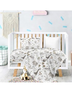 ΣΕΤ ΣΕΝΤΟΝΙΑ ΚΟΥΝΙΑΣ JUNGLE PRIME LINE BABY (120X170)