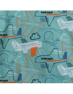 ΣΕΤ ΣΕΝΤΟΝΙΑ ΜΟΝΑ (Λ) PLANEUR KIDS LINE (100X200+32) 2