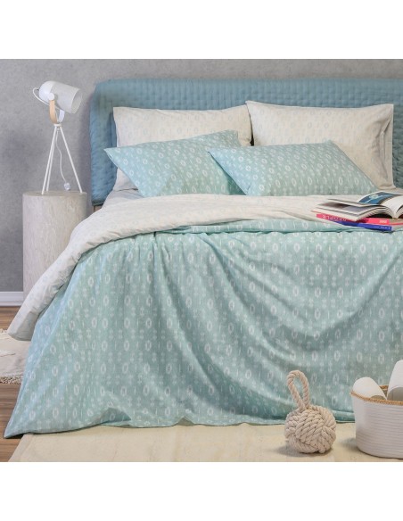 ΠΑΠΛΩΜΑΤΟΘΗΚΗ ΜΟΝΗ RIVER AQUA CASUAL LINE (165X245)