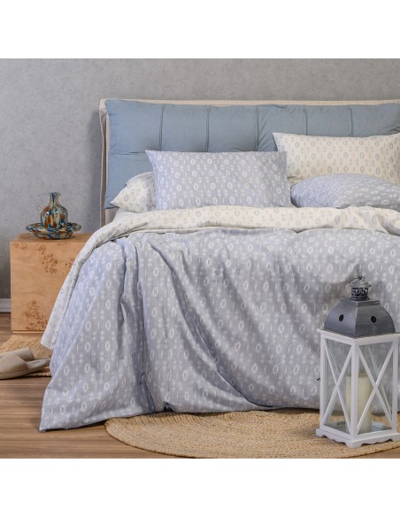 ΠΑΠΛΩΜΑΤΟΘΗΚΗ ΜΟΝΗ RIVER LIGHT GREY CASUAL LINE (165X245)