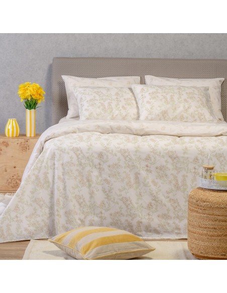 ΠΑΠΛΩΜΑΤΟΘΗΚΗ ΥΠΕΡΔΙΠΛΗ REA BEIGE CASUAL LINE (225X245)