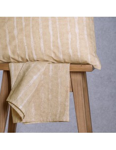 ΣΕΝΤΟΝΙ (ΣΕΤ 2 ΤΕΜ.) 100Χ200+32 KAI BEIGE CASUAL LINE MINI