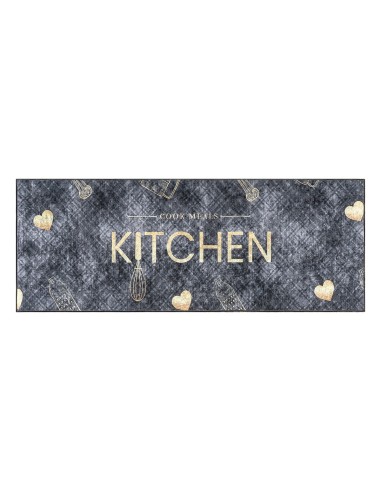 Beauty Home Πατάκι κουζίνας Art 9076 60x160 Μαύρο