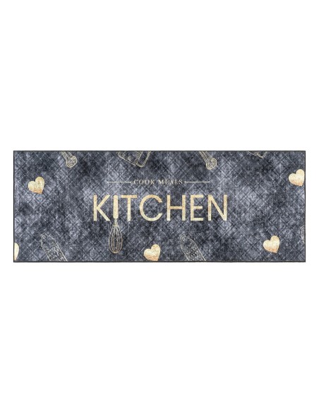 Beauty Home Πατάκι κουζίνας Art 9076 60x160 Μαύρο