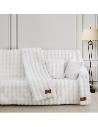 Beauty Home Γούνινη Μαξιλαροθήκη διακοσμητική Pop Art 8724 40x40 Λευκό