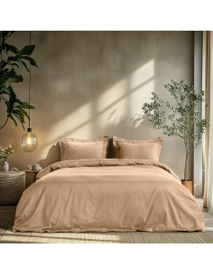 Beauty Home Σετ σεντόνια μονά με λάστιχο Art 1700 Harmony 110x200+30 Άμμου