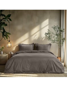 Beauty Home Σετ σεντόνια μονά με λάστιχο Art 1700 Harmony 110x200+30 Γκρι