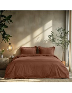 Beauty Home Ζεύγος μαξιλαροθήκες μονόχρωμες Art 1700 Harmony 52x73 Καφέ