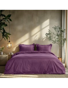 Beauty Home Ζεύγος μαξιλαροθήκες μονόχρωμες Art 1700 Harmony 52x73 Μωβ