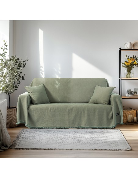 Beauty Home Ριχτάρια σετ 3τμχ Amos Art 8730 (170x170+170x240+170x290) Βεραμάν