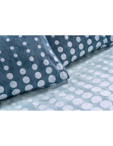 Beauty Home Σετ σεντόνια μονά με λάστιχο Glory Art 12364 110x200+32 Μπλε