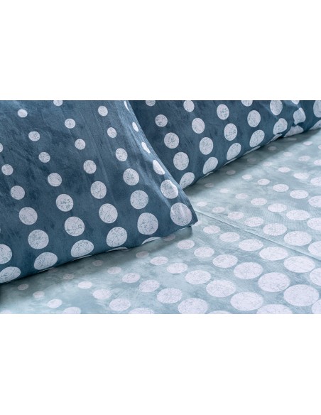 Beauty Home Σετ σεντόνια υπέρδιπλα Glory Art 12364 240x265 Μπλε