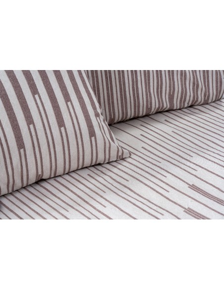 Beauty Home Σετ σεντόνια μονά με λάστιχο Glory Art 12367 110x200+32 Μπεζ