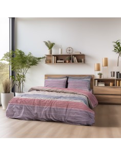 Beauty Home Σετ πάπλωμα μονό Glory Art 12371 160x230 Ροζ