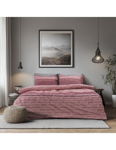 Beauty Home Σετ σεντόνια μονά με λάστιχο Glory Art 12374 110x200+32 Σάπιο Μήλο