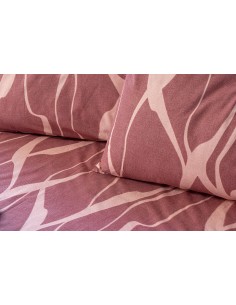 Beauty Home Σετ σεντόνια μονά με λάστιχο Glory Art 12375 110x200+32 Σάπιο Μήλο 2