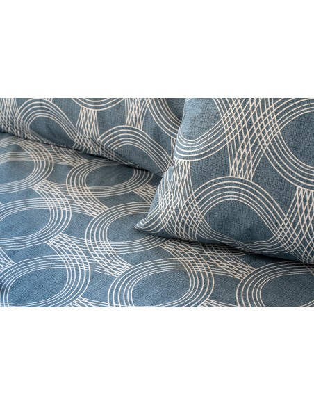 Beauty Home Σετ πάπλωμα υπέρδιπλο Glory Art 12379 220x240 Μπλε