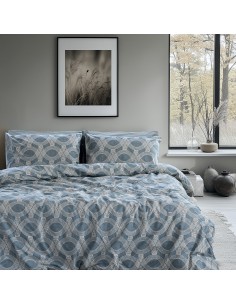 Beauty Home Σετ σεντόνια King size Glory Art 12379 280x265 Μπλε