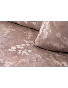 Beauty Home Σετ σεντόνια μονά με λάστιχο Glory Art 12380 110x200+32 Μόκα 2