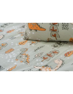 Beauty Home Σετ σεντόνια μονά με λάστιχο Candy Art 6326 110x200+32 Λαδί 2