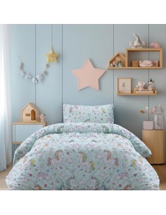 Beauty Home Σετ σεντόνια μονά Candy Art 6327 170x265 Μέντα