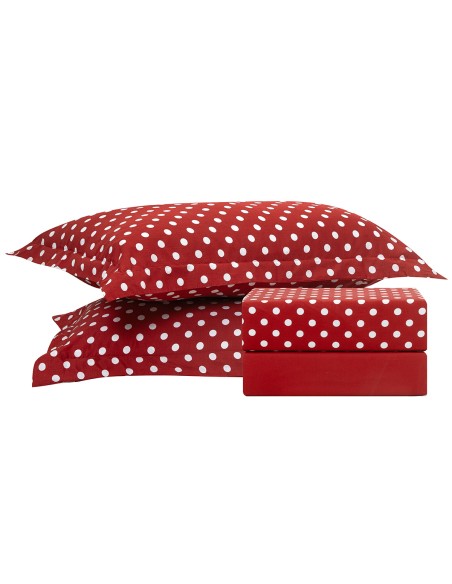 Beauty Home Σετ παπλωματοθήκη μονή Art 10101 Fancy 170×250 Κόκκινο