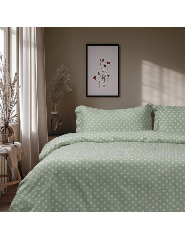 Beauty Home Σετ σεντόνια διπλά Art 10101 Fancy 200x260 Μέντα