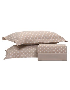 Beauty Home Σετ σεντόνια διπλά Art 10101 Fancy 200x260 Μπεζ 2