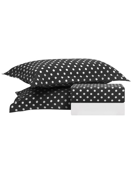 Beauty Home Σετ κουβερλί μονό Art 10101 Fancy 160x230 Μαύρο