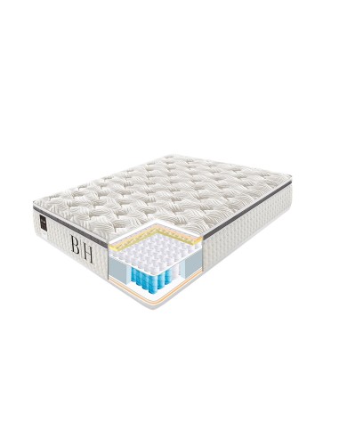 Beauty Home Στρώμα Luxe Υπέρδιπλο 160x200x36 Λευκό