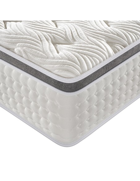 Beauty Home Στρώμα Luxe Διπλό 150x200x36 Λευκό