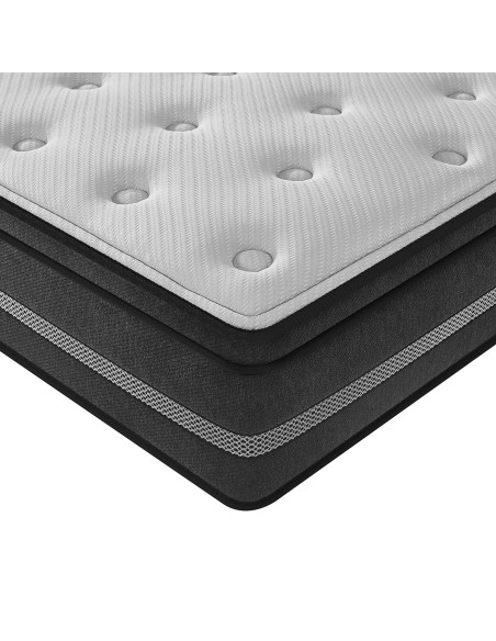 Beauty Home Στρώμα Pedic Διπλό 150x200x32,5 Γκρι,Ανθρακί