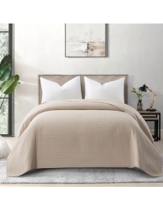 Beauty Home Κουβερλί υπέρδιπλο Ultra Art 12555 240x240 Εκρού