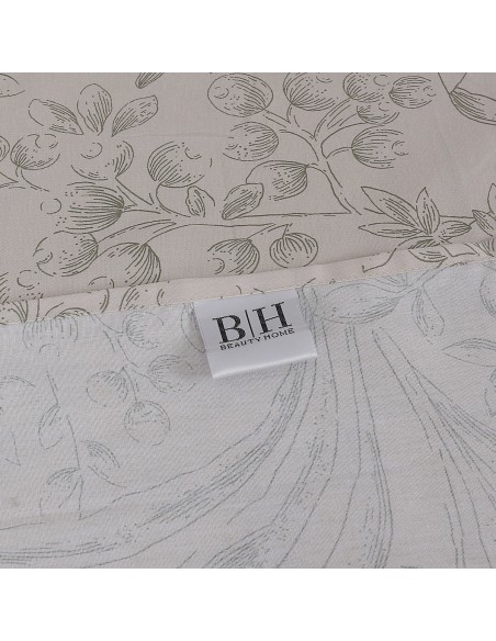 Beauty Home Σετ σεντόνια υπέρδιπλα με λάστιχο Memories Art 12678 165x200+30 Μπεζ