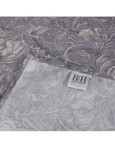 Beauty Home Σετ σεντόνια υπέρδιπλα με λάστιχο Memories Art 12679 165x200+30 Γκρι