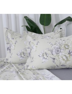 Beauty Home Σετ σεντόνια υπέρδιπλα με λάστιχο Memories Art 12684 165x200+30 Μπεζ 2