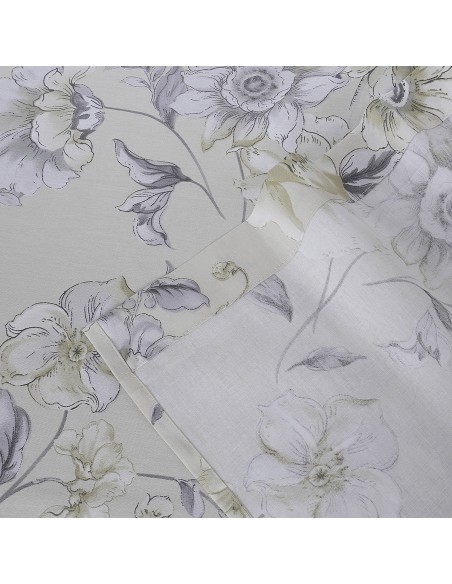 Beauty Home Σετ σεντόνια υπέρδιπλα με λάστιχο Memories Art 12684 165x200+30 Μπεζ