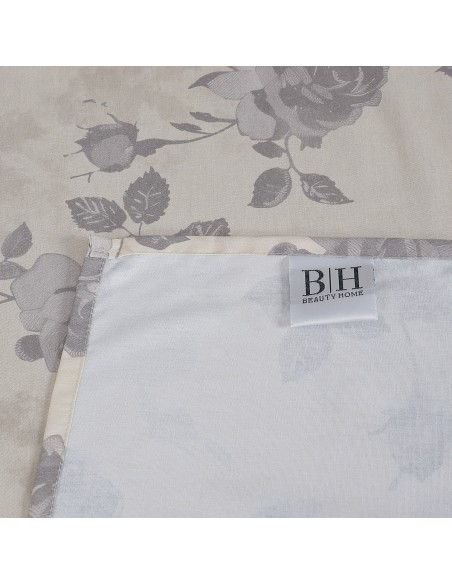 Beauty Home Σετ σεντόνια υπέρδιπλα με λάστιχο Memories Art 12685 165x200+30 Μπεζ