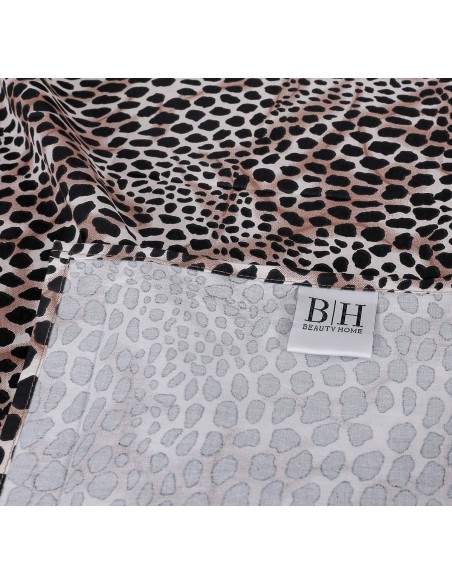 Beauty Home Σετ σεντόνια υπέρδιπλα με λάστιχο Memories Art 12688 165x200+30 Μπεζ