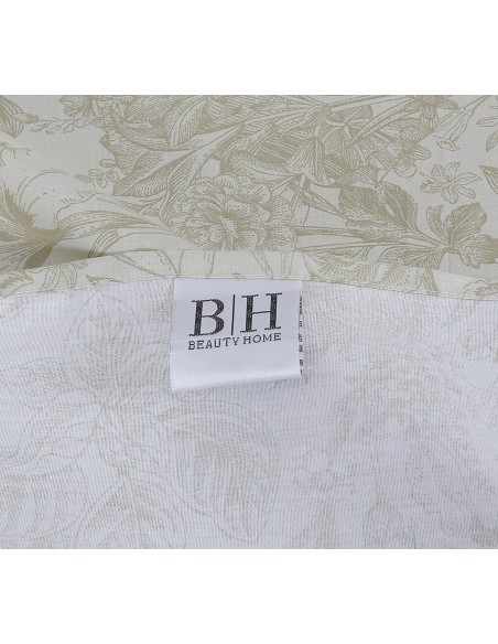 Beauty Home Σετ σεντόνια υπέρδιπλα με λάστιχο Memories Art 12689 165x200+30 Μπεζ