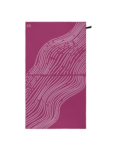 Beauty Home Πετσέτα θαλάσσης διπλής όψης Microfiber 200gsm Art 2291 90x160 Μωβ