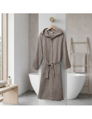 Beauty Home Μπουρνούζι με κουκούλα Mojo Art 3474 Γκρι