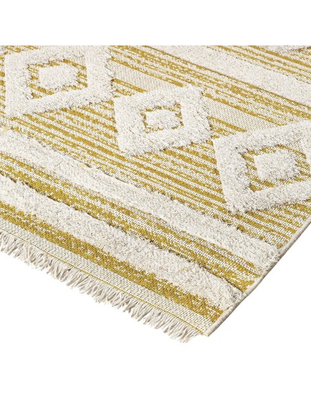 Beauty Home Χαλί βαμβακερό Morocotton 9239 Κίτρινο