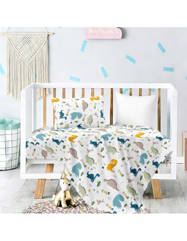 ΣΕΤ ΣΕΝΤΟΝΙΑ ΚΟΥΝΙΑΣ (Λ) DINO PRIME LINE BABY (70Χ140+17)