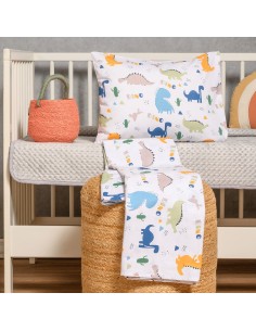 ΣΕΤ ΣΕΝΤΟΝΙΑ ΚΟΥΝΙΑΣ (Λ) DINO PRIME LINE BABY (70Χ140+17) 2