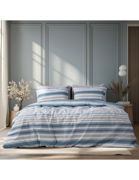 Beauty Home Σετ κουβερλί μονό Moments Αrt 12561 160x230 Σιέλ