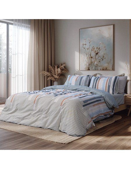 Beauty Home Σετ κουβερλί μονό Moments Αrt 12571 160x230 Λαδί