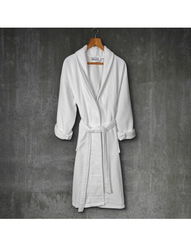 Beauty Home Μπουρνούζι πικέ/πετσετέ Curve Art Ε3071 100% Cotton Pennie 450gsm Large Λευκό