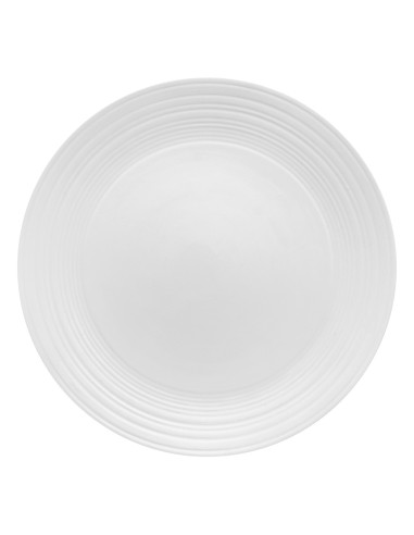 Beauty Home Πιάτο πορσελάνης ρηχό Sensations Art 7705 Φ28 Λευκό